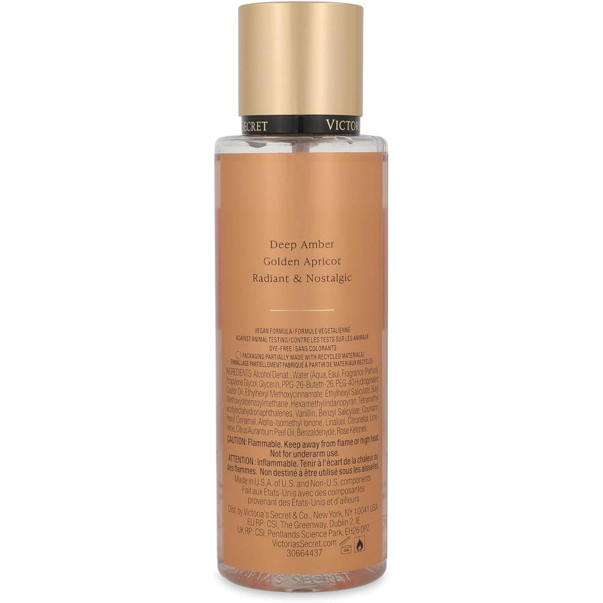 Victoria'S Secret Amber Romance 250Ml Body Mist Spray - Mujer
