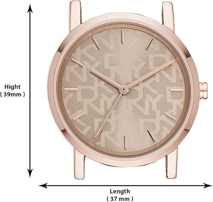 DKNY Reloj Ny2856 para Mujer con Diseño Elegante y Correa de Cuero Suave