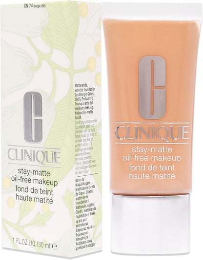 Clinique Base Stay-Matte Oil-Free Makeup 15 Beige 30Ml/1Floz - Mujer