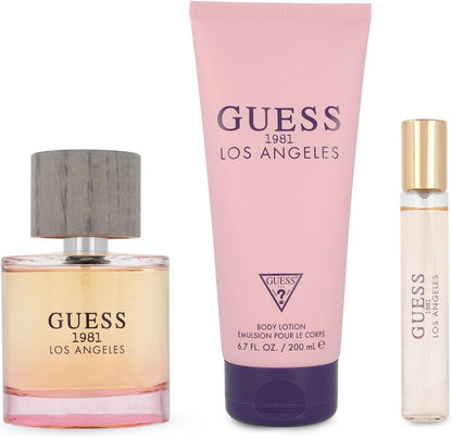 Guess Set Guess 1981 Los Angeles 3Pzs 100Ml Edt Spray/ Body Lotion 200Ml / 15Ml Edt Spray - Mujer