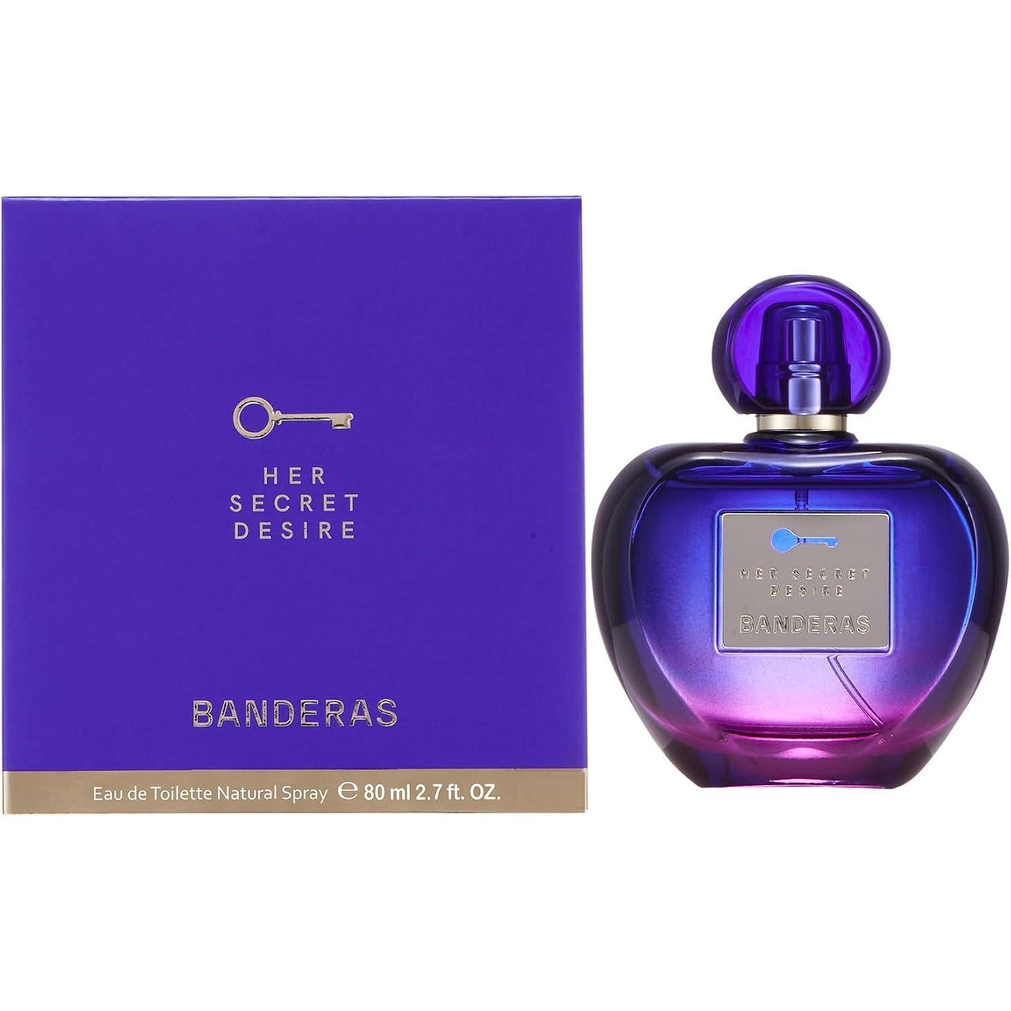 Banderas Her Secret Desire 80Ml Edt Spray - Mujer