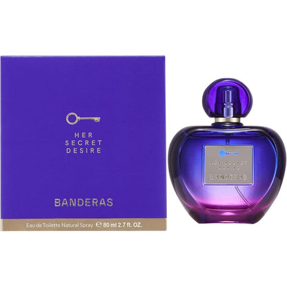 Banderas Her Secret Desire 80Ml Edt Spray - Mujer