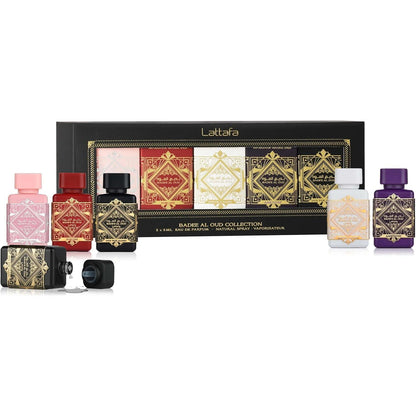 Set Mini Lattafa Bade'E Al Oud 5Pzs Glory 5Ml Edp/ Amethys 5Ml Edp/ Honor & Glory 5Ml Edp/ Sublime 5Ml Edp/ Noble Blush 5Ml Edp - Unisex