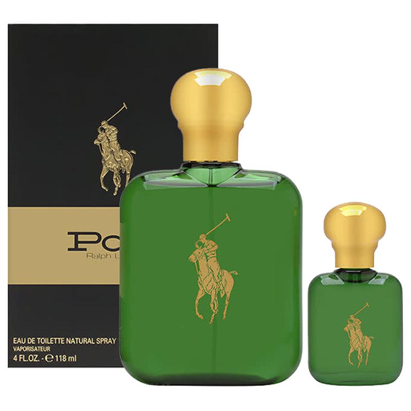 Set Polo Caballero Ralph Lauren 2 pz 118Ml Edt Spray + 15Ml Edt - Hombre