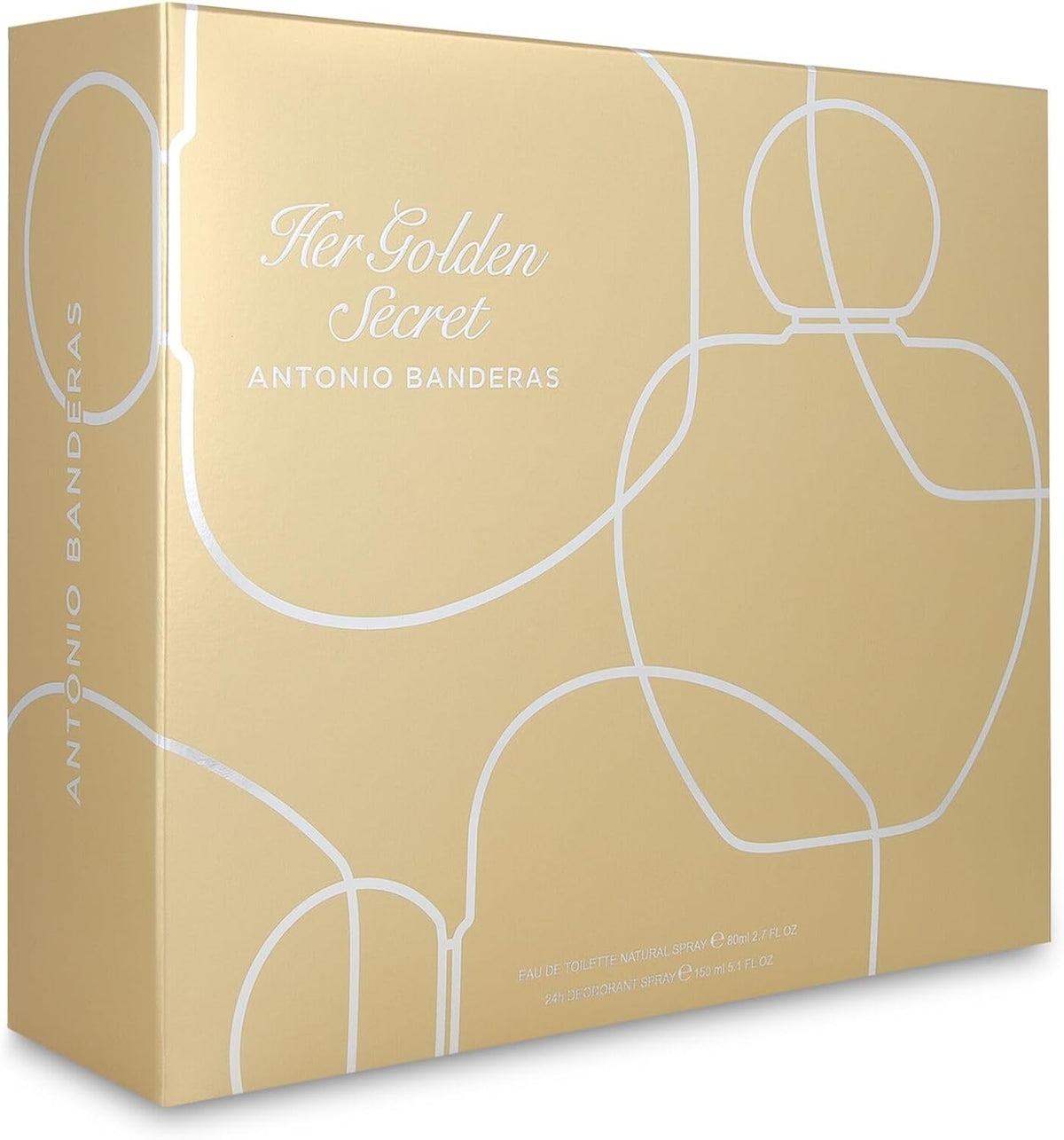 Set Her Golden Secret 2Pz 80Ml Edt Spray/ Desodorante 150Ml - Mujer