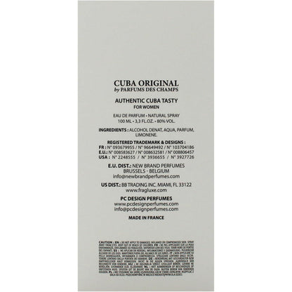 Authentic Cuba Tasty Des Champs 100 ml Edp Spray - Mujer
