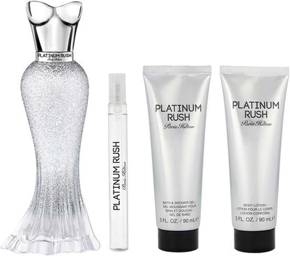 Set Platinum Rush Paris Hilton 4 Pz - Mujer