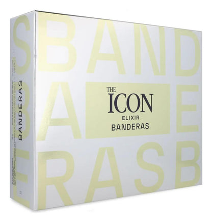 Set Banderas The Icon Elixir 2Pzs 100Ml Edp Spray/ Desodorante 150Ml Spray - Hombre