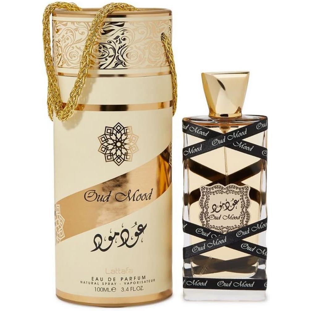 Lattafa Oud Mood Unisex 100 ml Edp Spray - Hombre