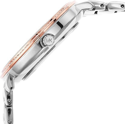 Michael Kors Reloj Mk4667 para Mujer con Diseño Elegante y Pulsera de Acero Inoxidable y Rose Gold