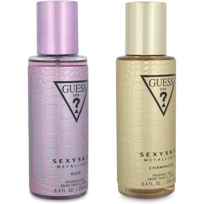 Guess Set Guess Sexy Skin 2Pzs Rose 250Ml Body Mist Spray/ Champagne 250Ml Body Mist Spray - Mujer