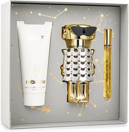 Set Fame 3Pzs 80Ml Edp Spray/ Body Lotion 100Ml/ 10Ml Edp Spray - Mujer