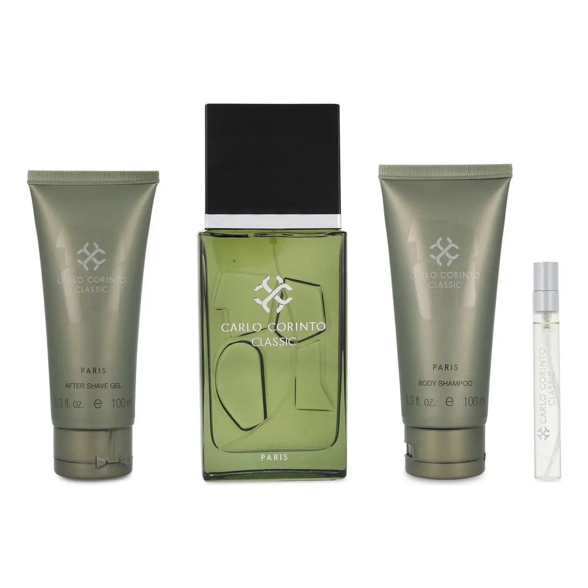 Carlo Corinto Set Carlo Corinto Classic 4Pz 100Ml Edt Spray Body - Hombre