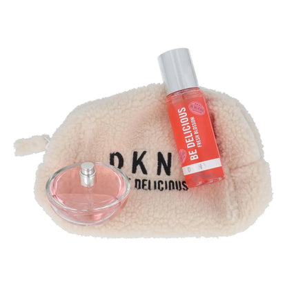 Donna Karan Set Be Delicious Fresh Blossom 3Pzs 100Ml Edp Spray/ 125Ml Body Mist/ Bolso Pequeño - Mujer