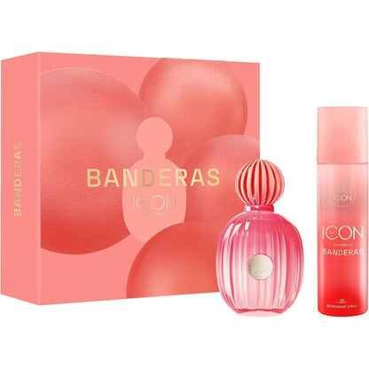 Banderas Set Banderas The Icon Splendid 2Pzs 100Ml Edp Spray/ Desodorante 150Ml Spray - Mujer