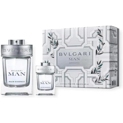 Set Bvlgari Man Rain Essence 2Pzs 100Ml Edp Spray/ 15Ml Edp Spray - Hombre
