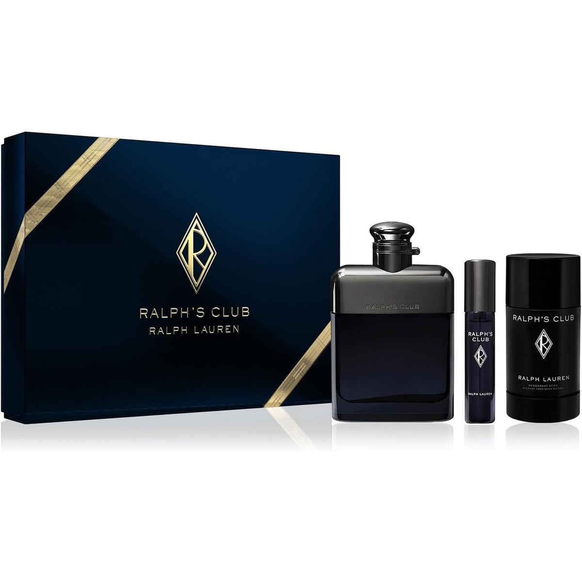 Ralph Lauren Set Ralph'S Club 3Pzs 100Ml Edp Spray/ 10Ml Edp Spray/ Desodorante Stick 75G - Hombre