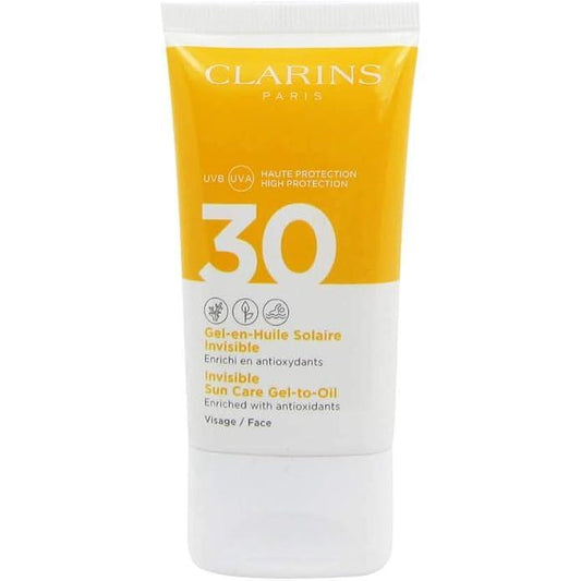 Clarins Protector Solar Invisible Sun Care Gel To Oil Spf30 - 50Ml - Unisex