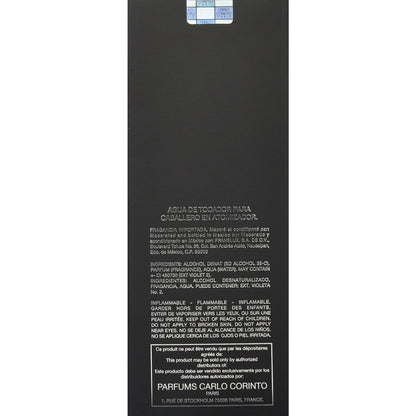 Carlo Corinto Black Caballero Carlo Corinto 100 ml Edt Spray - Hombre