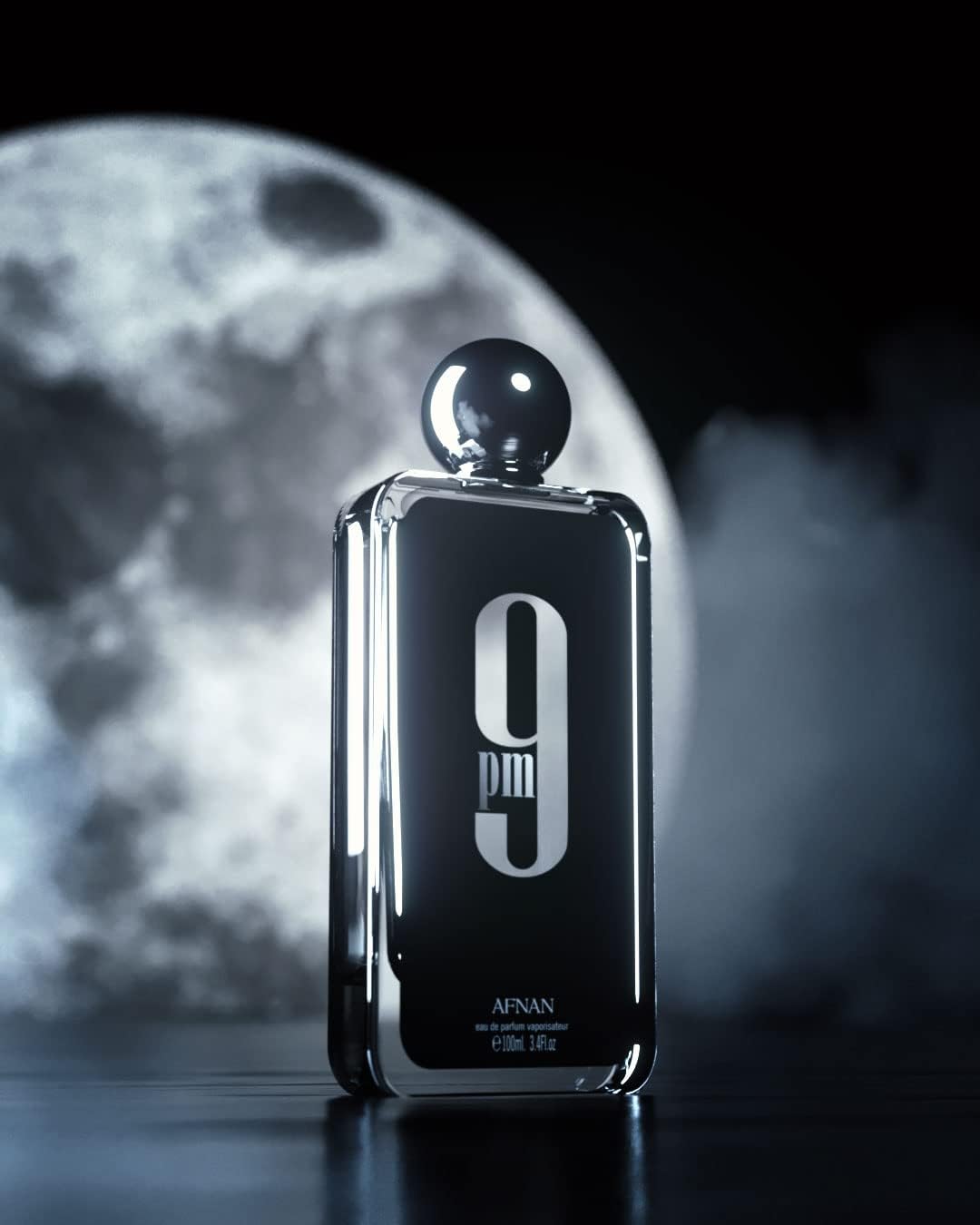 Afnan 9pm Eau de Parfum 100 ml para Hombre - Fragancia Ámbar Vainilla con Notas de Manzana y Canela