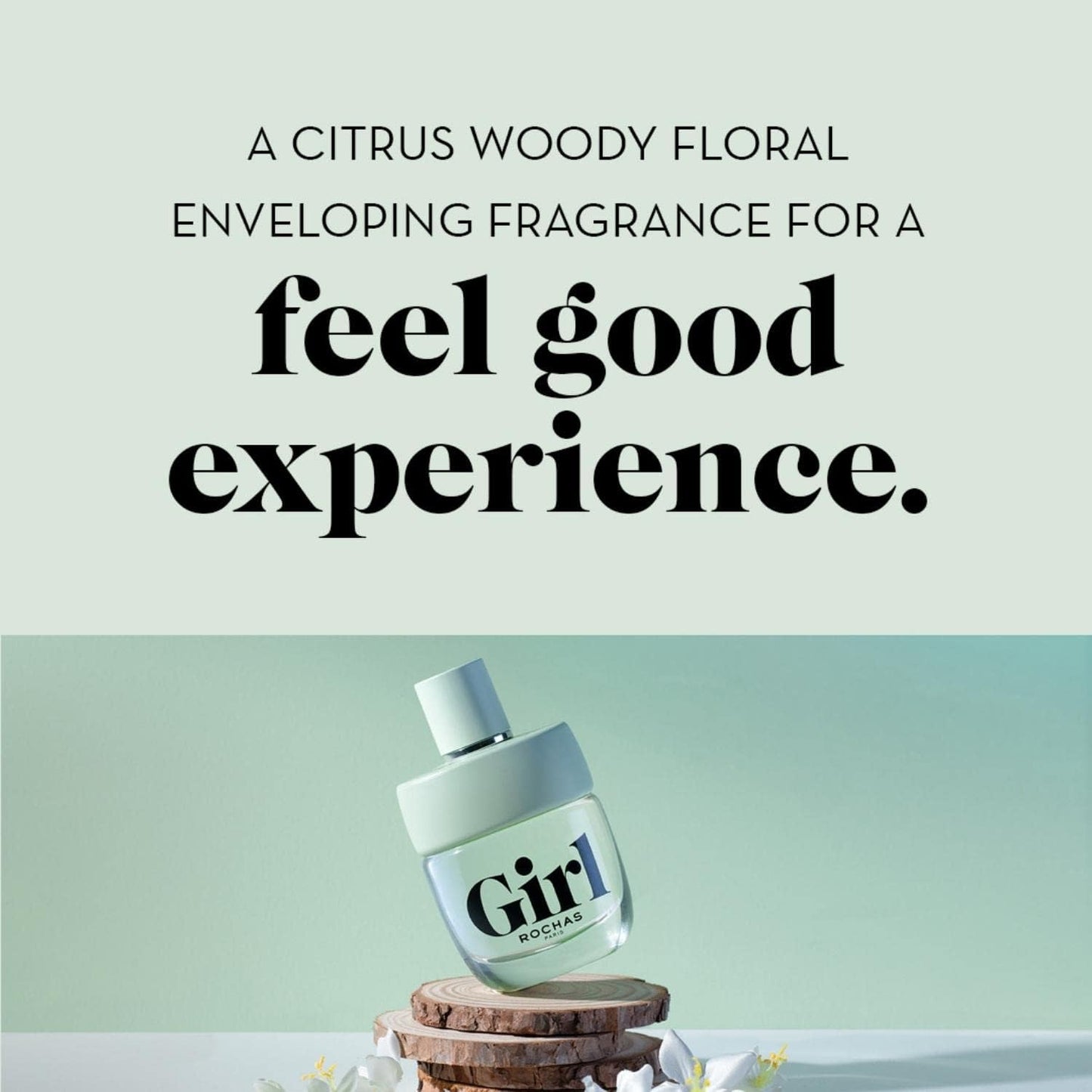Rochas Girl 100 ml Edt Spray para Mujer - Fragancia de Mujer con Extracto de Neroli y Vidrio Reciclado