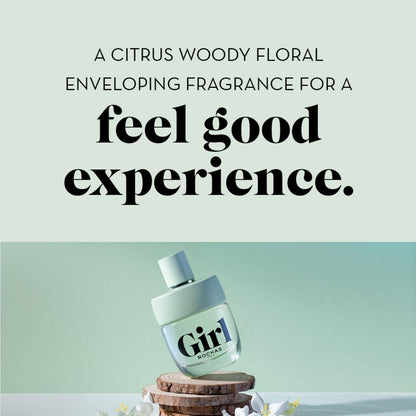 Rochas Girl 100 ml Edt Spray para Mujer - Fragancia de Mujer con Extracto de Neroli y Vidrio Reciclado