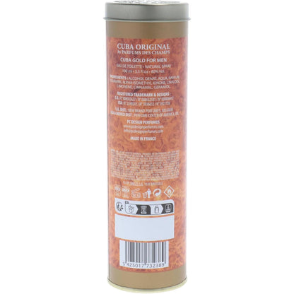 Cuba Gold Des Champs 100 ml Edt Spray - Hombre