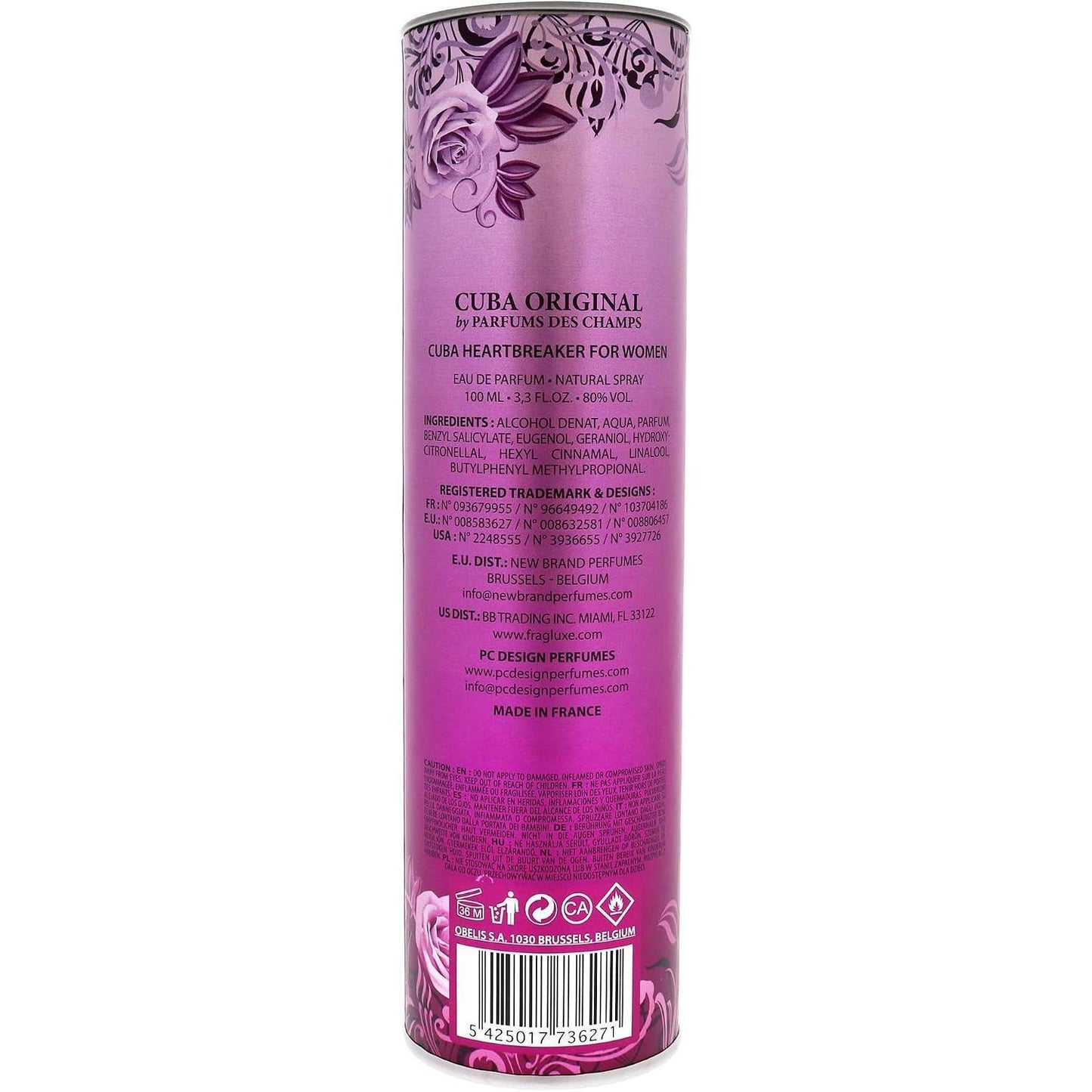 Cuba Heartbreaker Des Champs 100 ml Edp Spray - Mujer