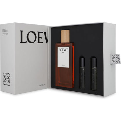 Loewe Set Loewe Solo Ella 3Pzs 100Ml Edp Spray/ 10Ml Edp Spray/ Solo Ella Elixir 10Ml Edp Spray - Mujer