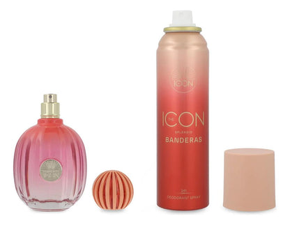 Banderas Set Banderas The Icon Splendid 2Pzs 100Ml Edp Spray/ Desodorante 150Ml Spray - Mujer