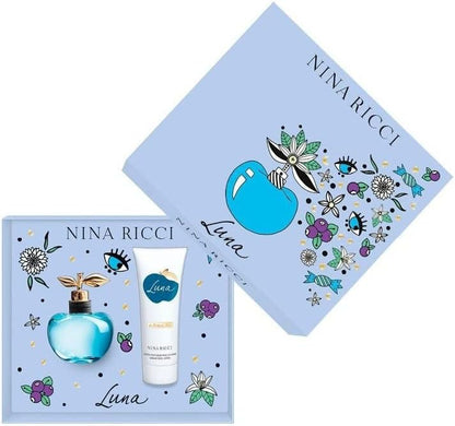 Nina Ricci Set Luna 2 Pz - Mujer 80Ml Edt Spray y 100Ml Body Lotion para Mujer