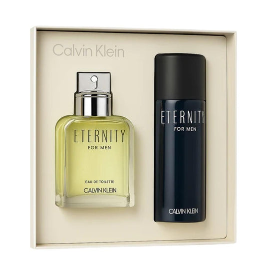 Calvin Klein Set Eternity 2Pzs 100Ml Edt Spray/ Desodorante 150Ml Spray - Hombre
