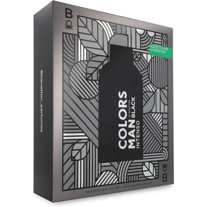 Set Colors Black Intenso Benetton 2 pz - Hombre