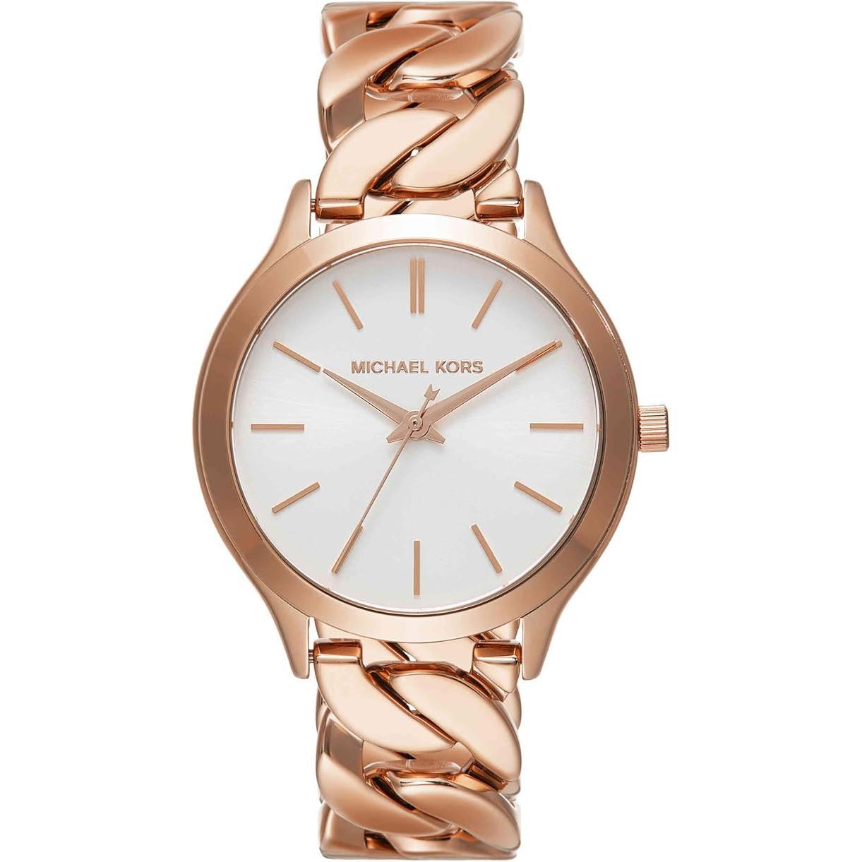 Michael Kors Reloj Mk7473 para Mujer con Diseño Elegante y Pulsera de Cadena en Color Dorado