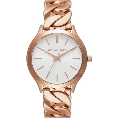 Michael Kors Reloj Mk7473 para Mujer con Diseño Elegante y Pulsera de Cadena en Color Dorado