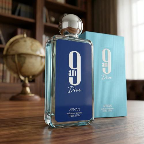 Afnan 9Am Dive 150Ml EDP Spray - Perfume Unisex para Hombres y Mujeres - Fragancia de Alta Calidad