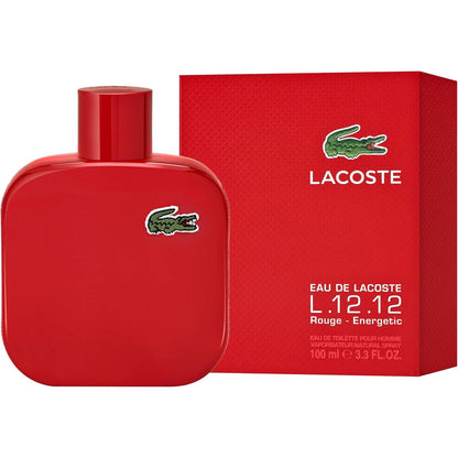 Lacoste Eau De L 12 12 Rouge Energetic Lacoste 100 ml Edt Spray - Hombre
