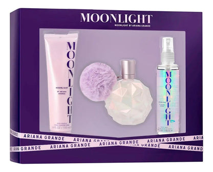 Set Ariana Grande Moonlight 3Pzs 100Ml Edp Spray/ Body Souffle 100Ml / Shower Gel 100Ml - Mujer