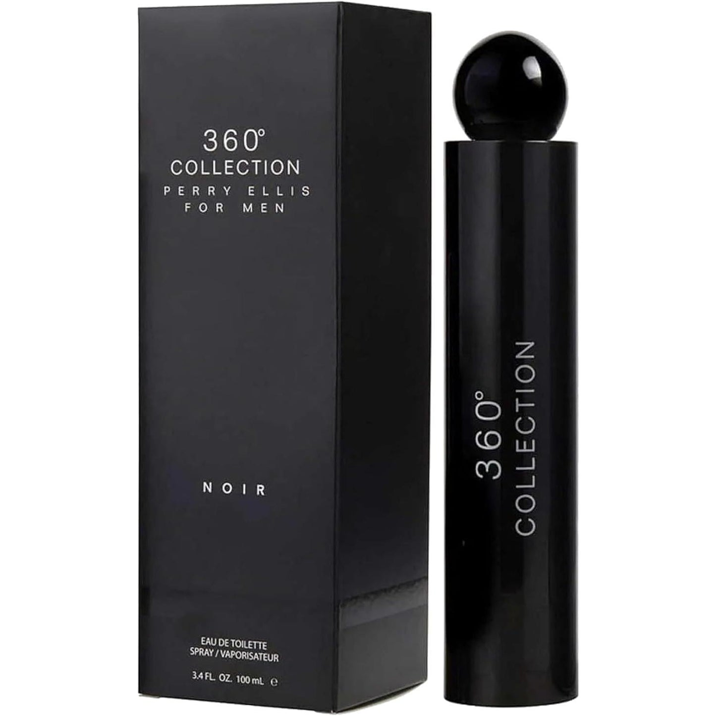 360 Collection Noir Perry Ellis 100 ml Edt Spray - Hombre