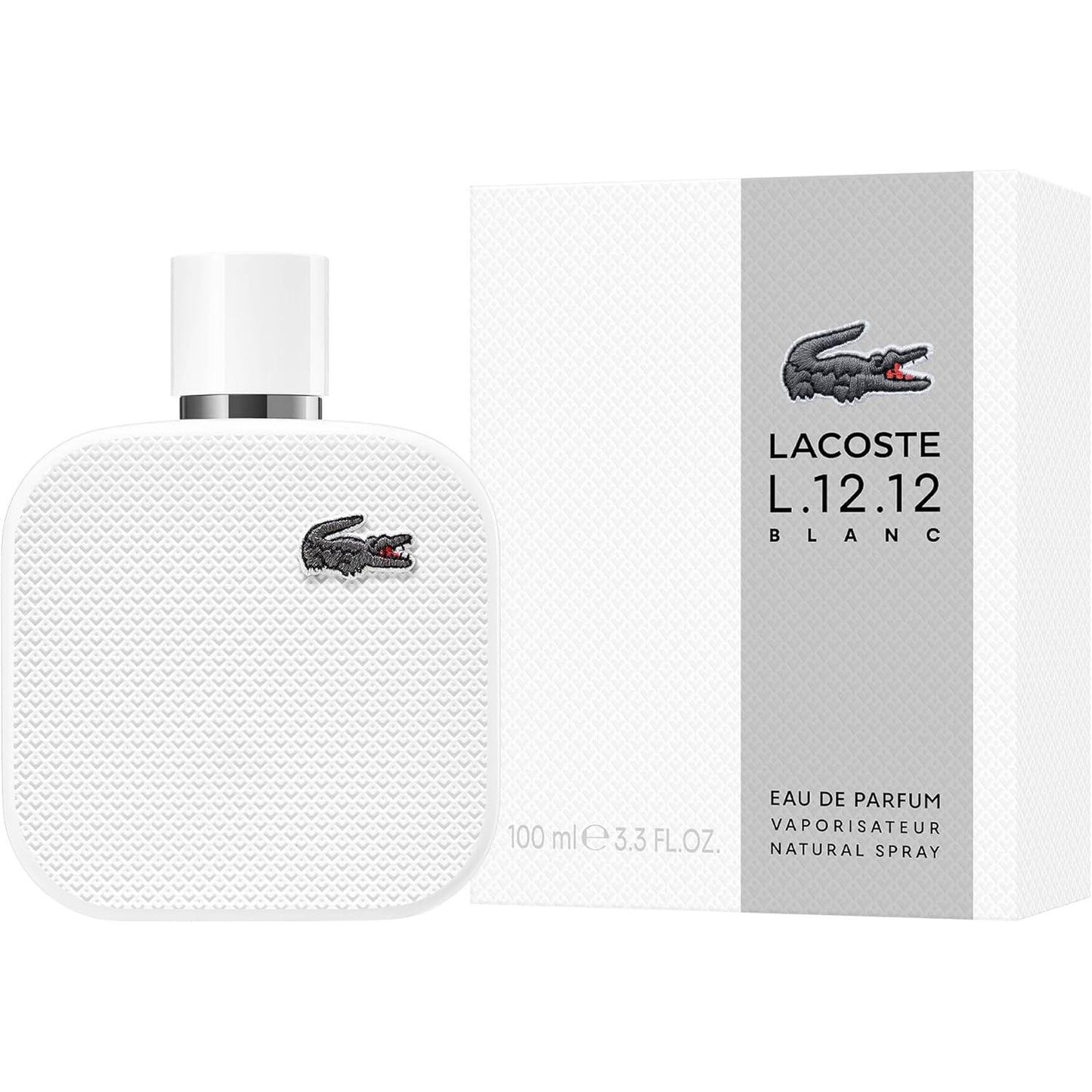 Eau De Lacoste L.12.12 Blanc Lacoste 100 ml Edp Spray - Hombre