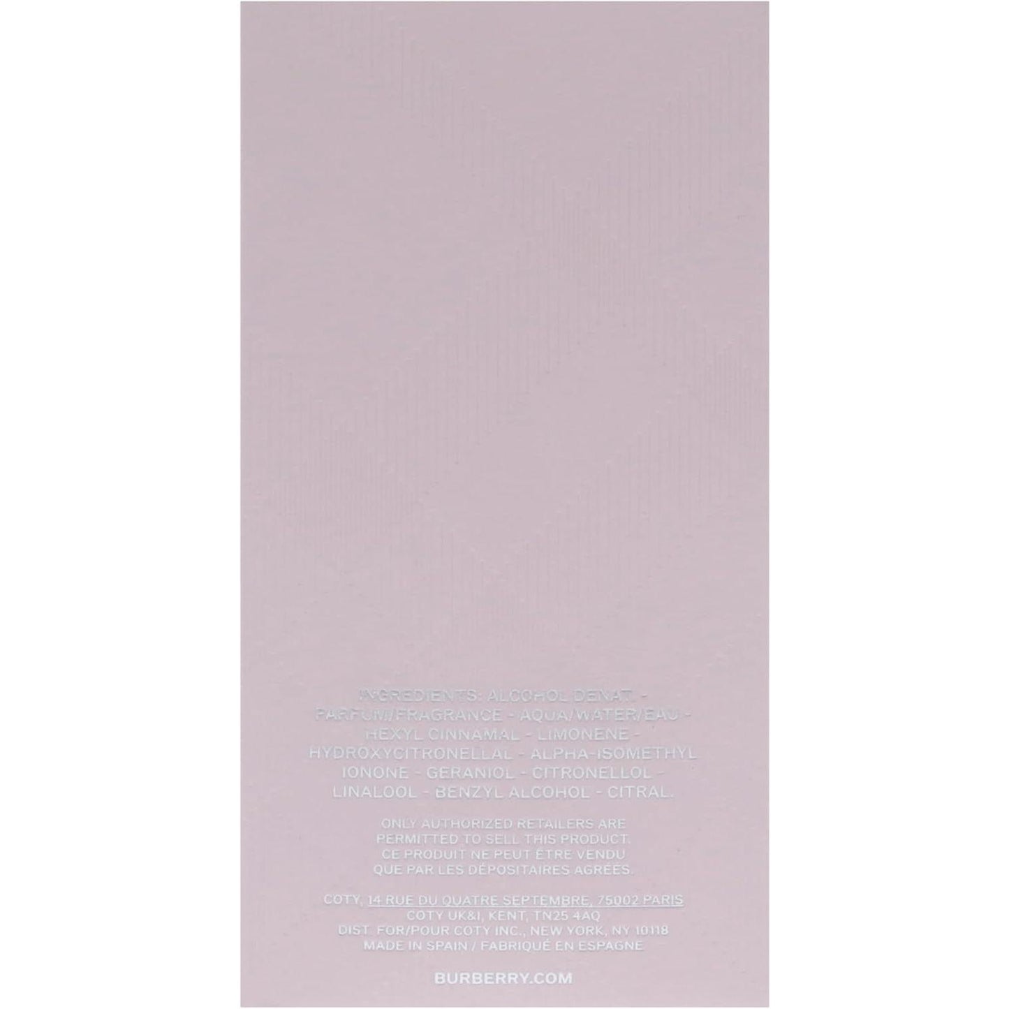Burberry Brit Sheer Burberry 100 ml Edt Spray - Mujer