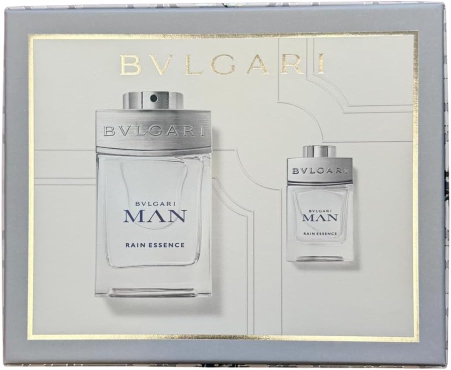 Set Bvlgari Man Rain Essence 2Pzs 100Ml Edp Spray/ 15Ml Edp Spray - Hombre