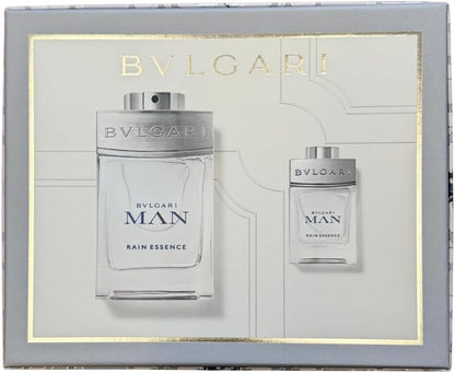 Set Bvlgari Man Rain Essence 2Pzs 100Ml Edp Spray/ 15Ml Edp Spray - Hombre