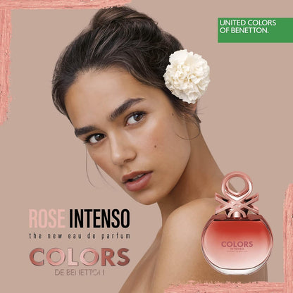 Colors Rose Intenso Benetton 80 ml Edp Spray - Mujer
