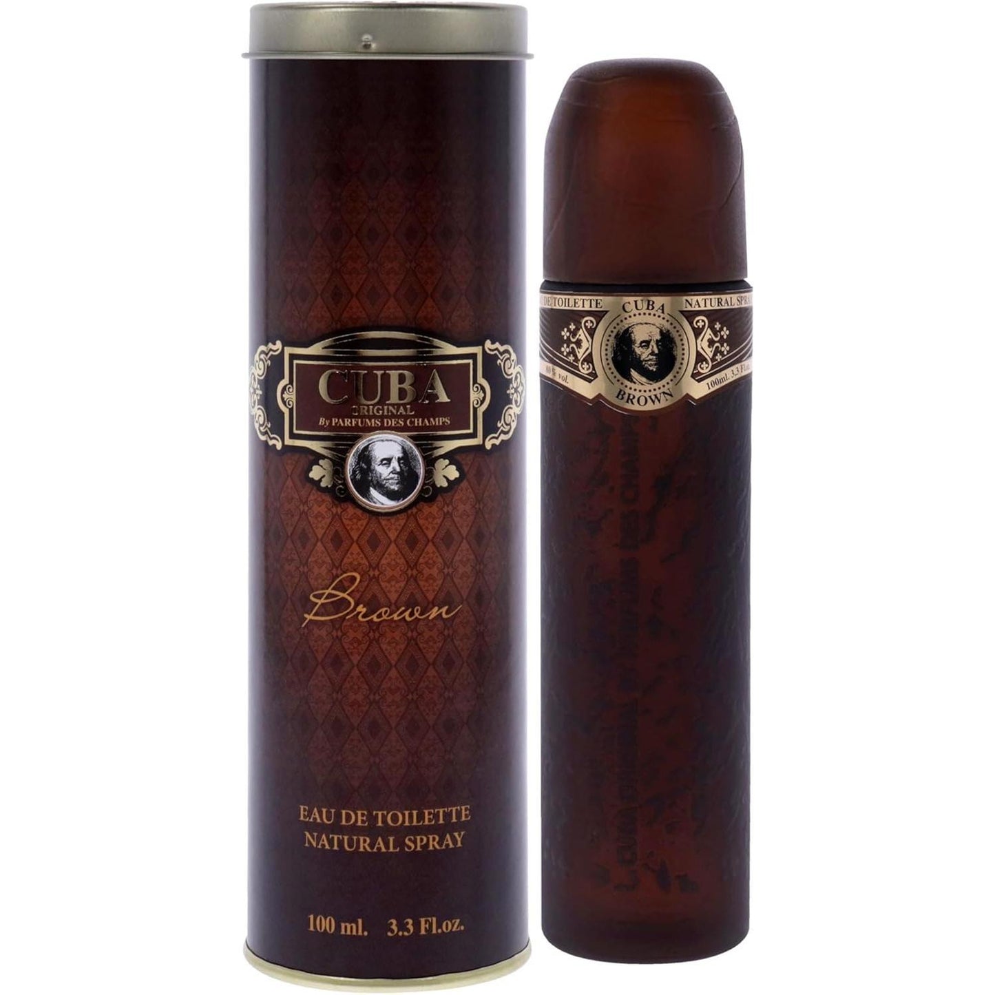 Cuba Brown Des Champs 100 ml Edt Spray - Hombre