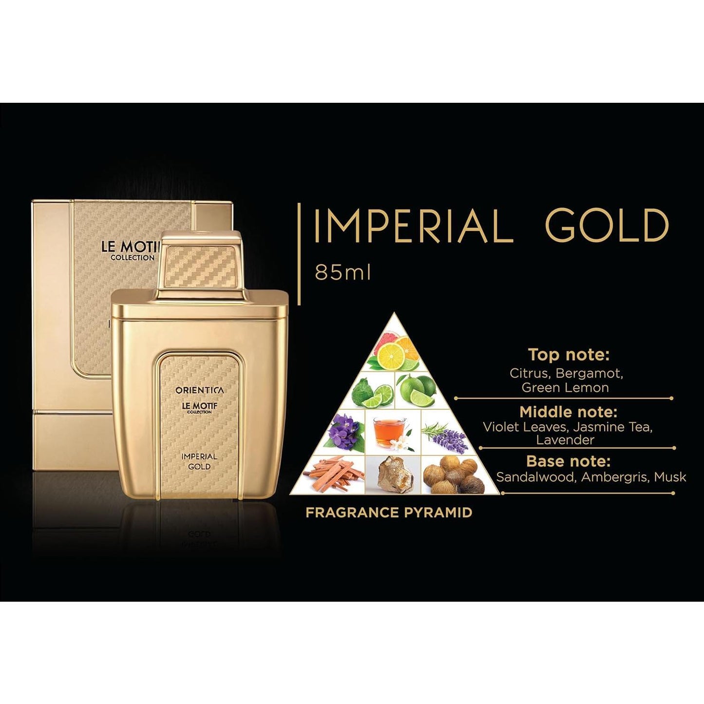 Le Motif Imperial Gold 85 Ml , Sellado, Original - Hombre