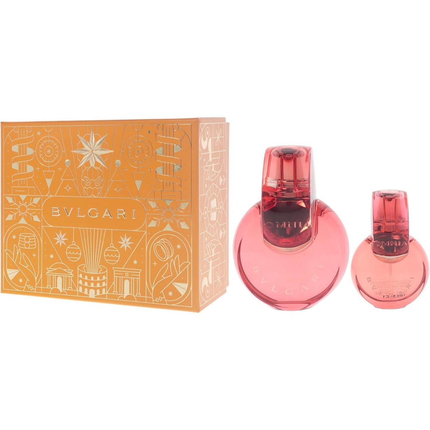 Set Bvlgari Omnia Coral 2Pzs 100Ml Edt Spray/ 15Ml Edt Spray - Mujer