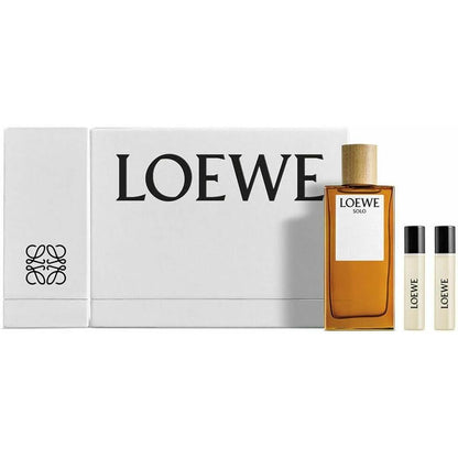 Set Loewe Solo 3Pzs 100Ml Edt Spray/ Solo 10Ml Edt Spray/ Vulcan 10Ml Edp Spray - Hombre