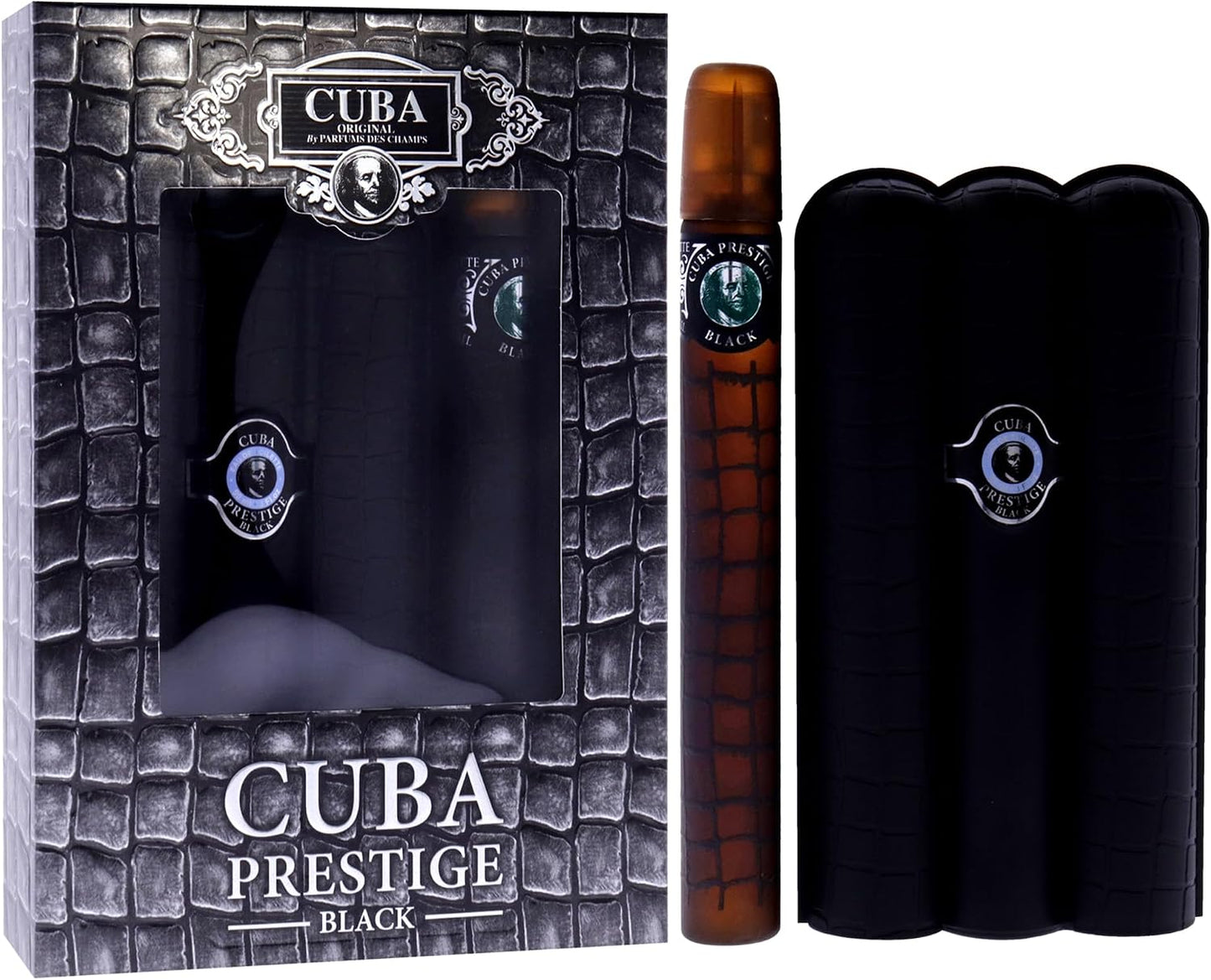 Set Cuba Prestige Black 2Pzs 90Ml Edt Spray/ 35Ml Edt Spray - Hombre