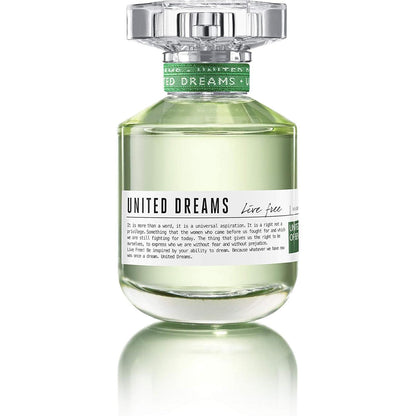 United Dreams Live Free Benetton 80 ml Edt Spray - Mujer